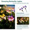 2 Pieces Solar Garden Lights - Newest Swaying Butterfly Light, Swaying in The Wind, Solar Outdoor Lights, Yard Patio Pathway Decoration, High Flexibility Iron Wire & Realistic Butterflies